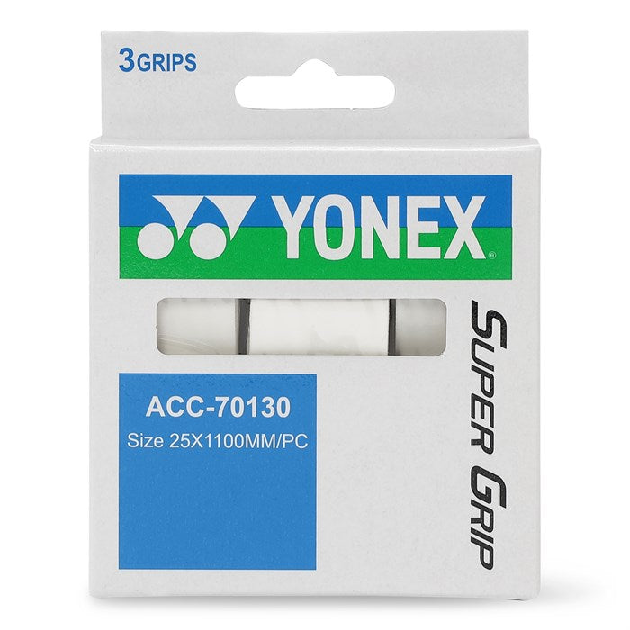 Yonex Super Grip (3-pak, Hvid)