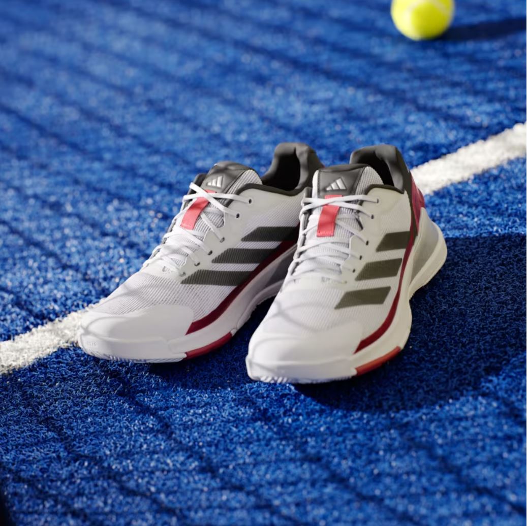 Adidas Crazyquick LS Padelsko (Cloud White/Core Black/Lucid Red)