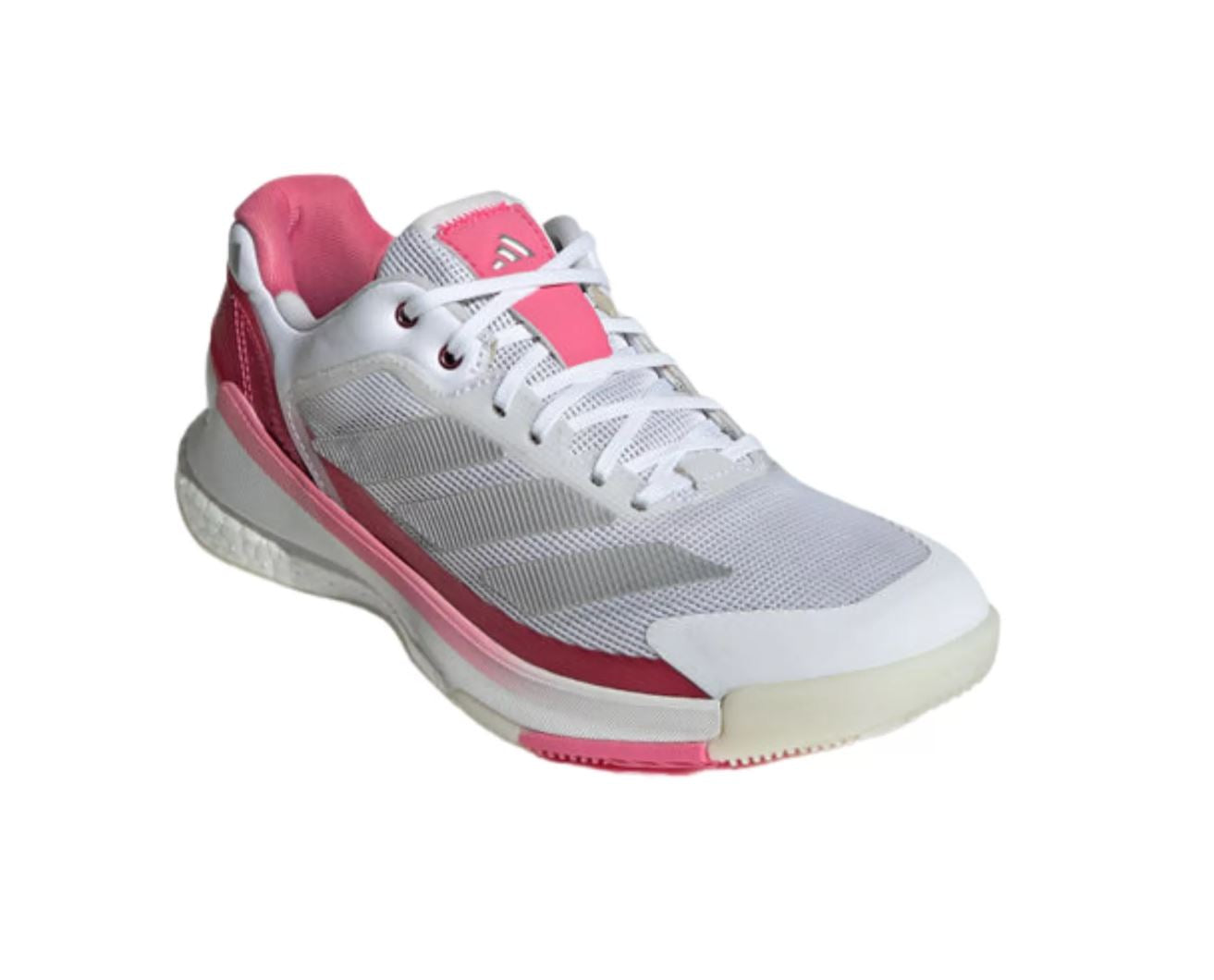 Adidas Crazyquick Boost Women Padelsko (Cloud White/Silver Metallic/Lucid Pink)