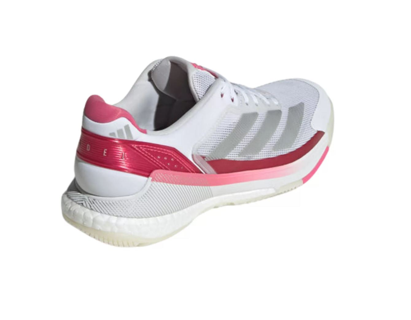 Adidas Crazyquick Boost Women Padelsko (Cloud White/Silver Metallic/Lucid Pink)