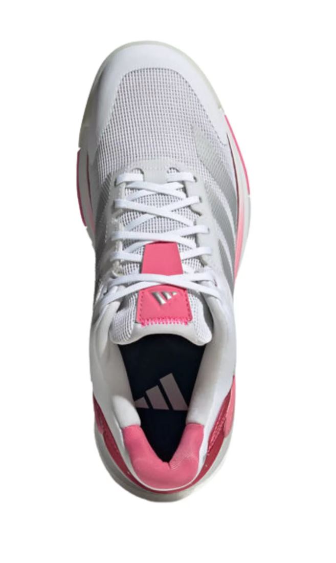 Adidas Crazyquick Boost Women Padelsko (Cloud White/Silver Metallic/Lucid Pink)