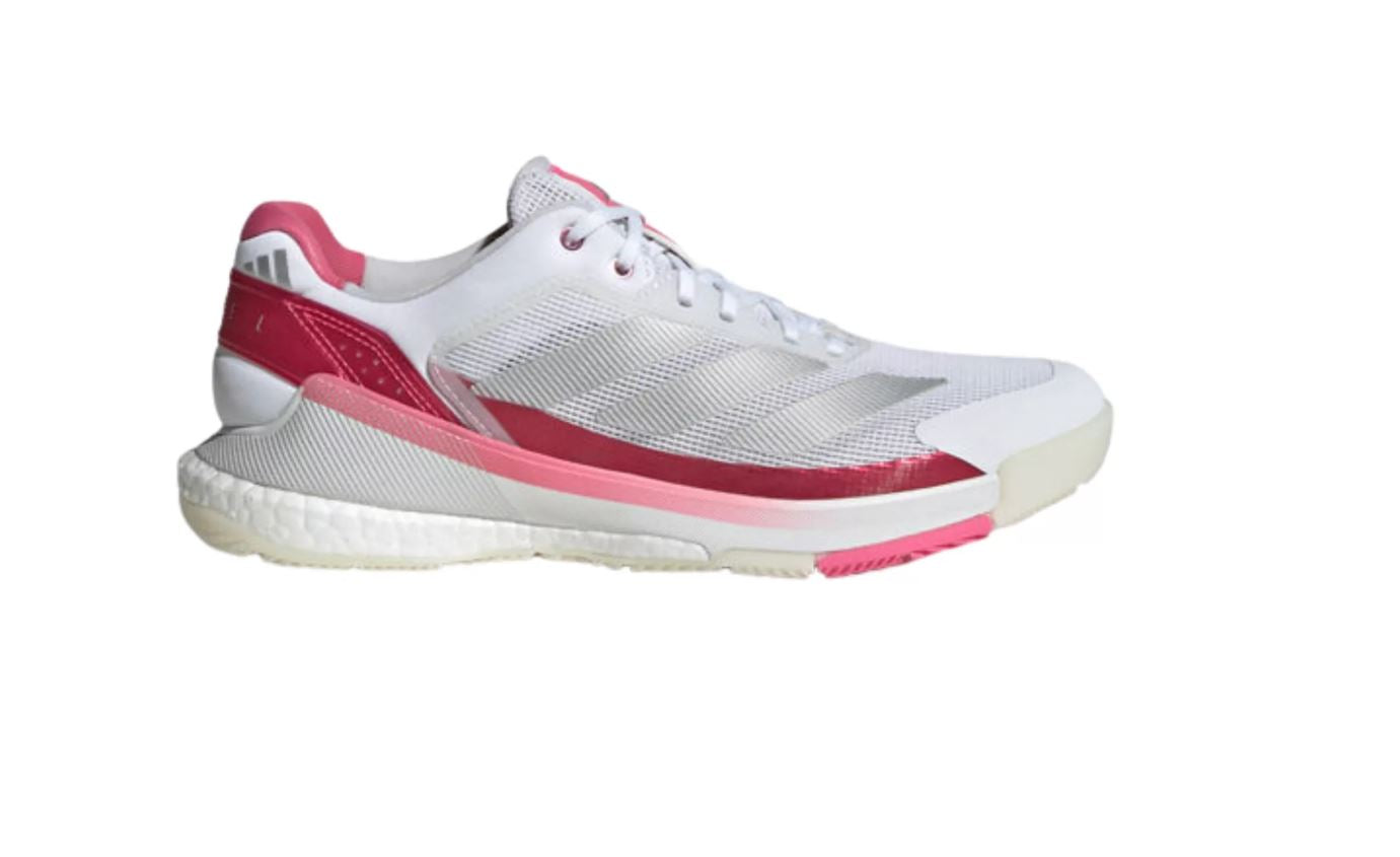 Adidas Crazyquick Boost Women Padelsko (Cloud White/Silver Metallic/Lucid Pink)