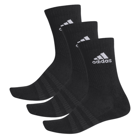 Adidas Cushioned Crew Strømper (3-Pak, sort)