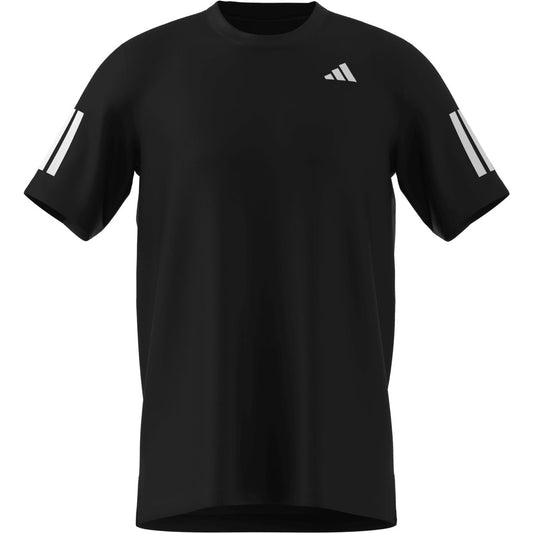 Adidas Club 3-Stripe Tee (Black)