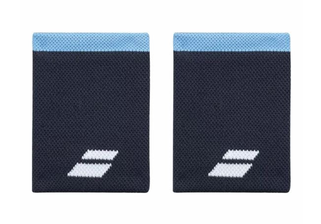 Babolat Logo Jumbo Wristbands (2-pak, Heritage Blue)