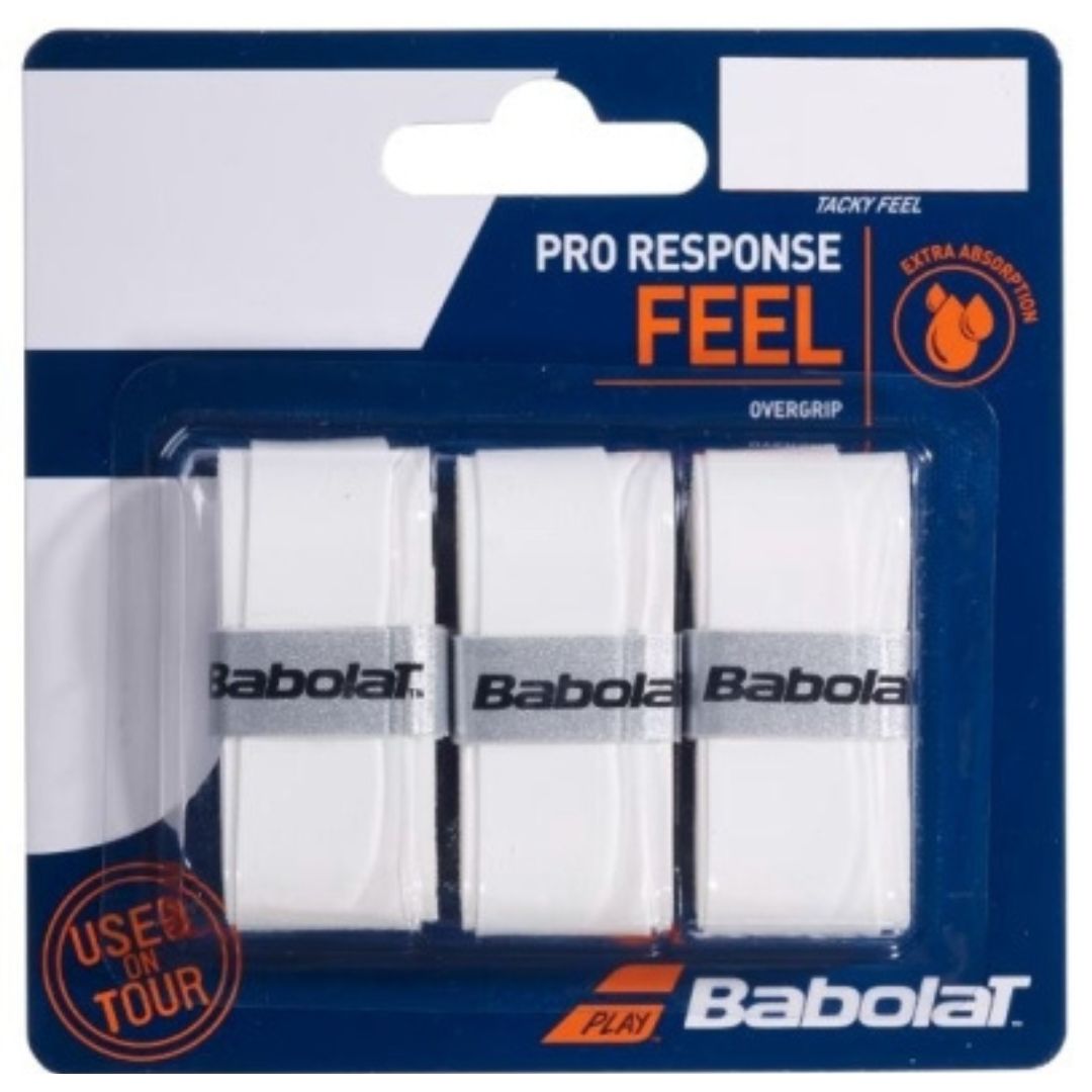 Babolat Pro Response Overgrip (Hvid, 3-pak) padellife