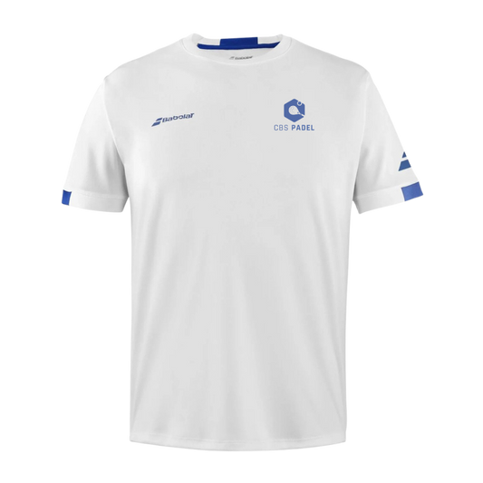Babolat x CBS Padel - Play Crew Neck Tee Hvid