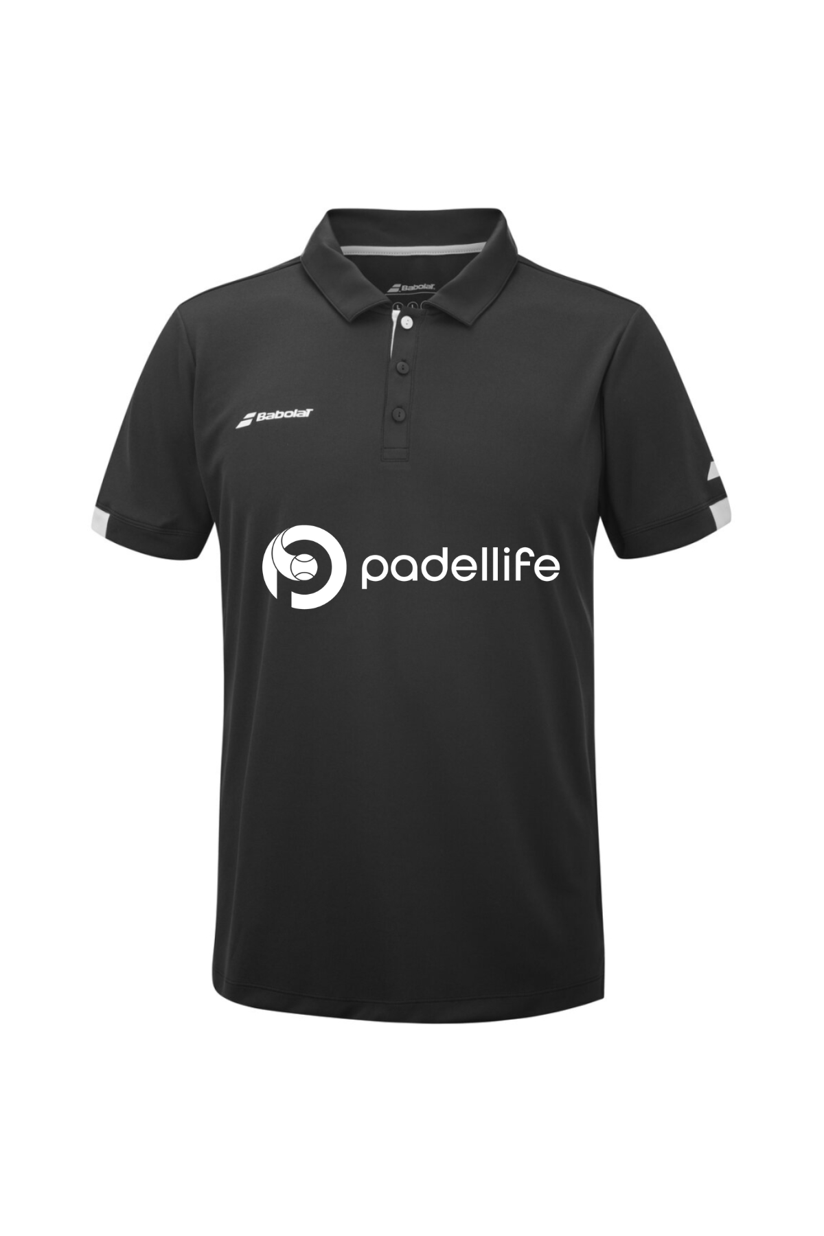 Padellife x Babolat Polo (Sort)