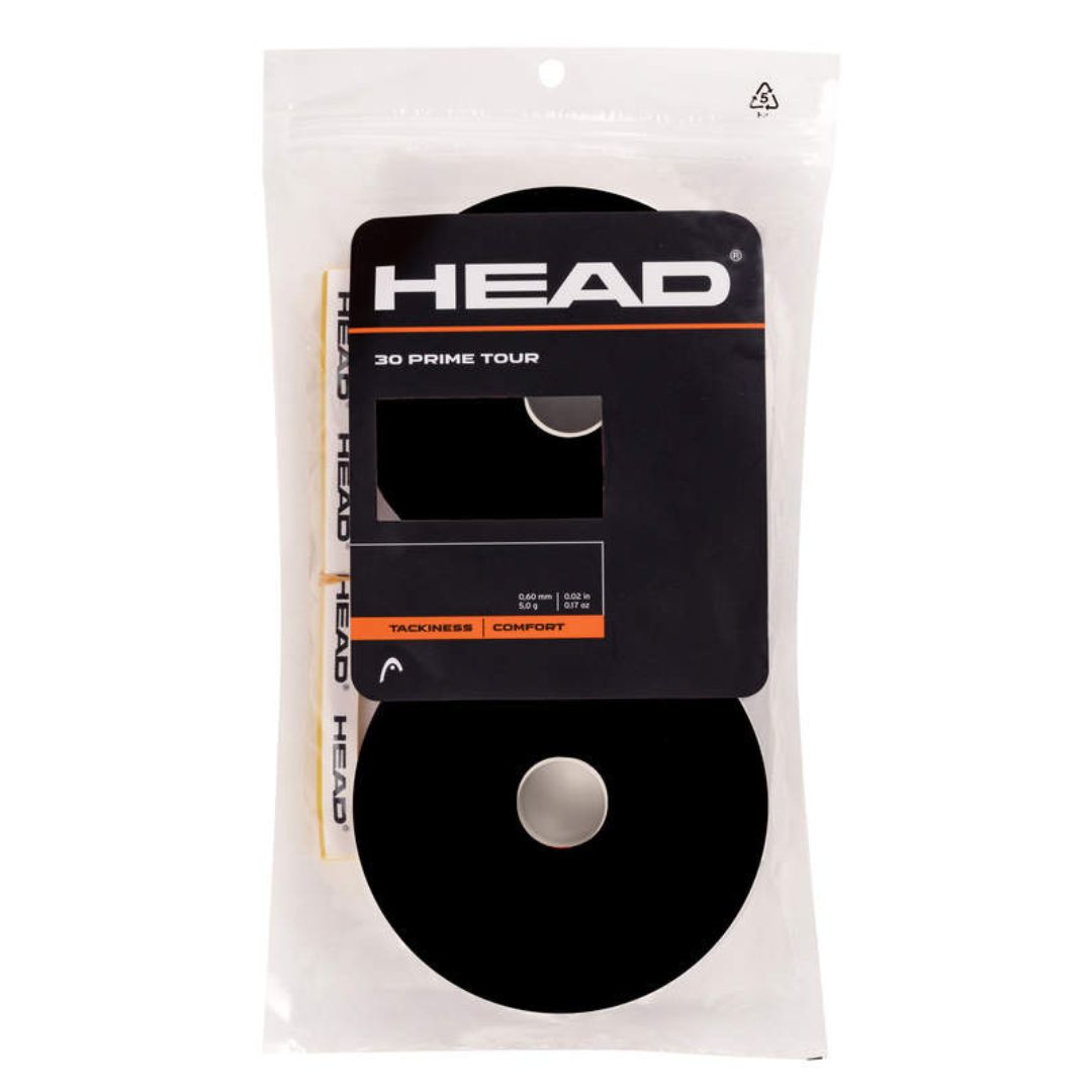 Head Prime Tour Overgrip (30-pak, sort) padellife
