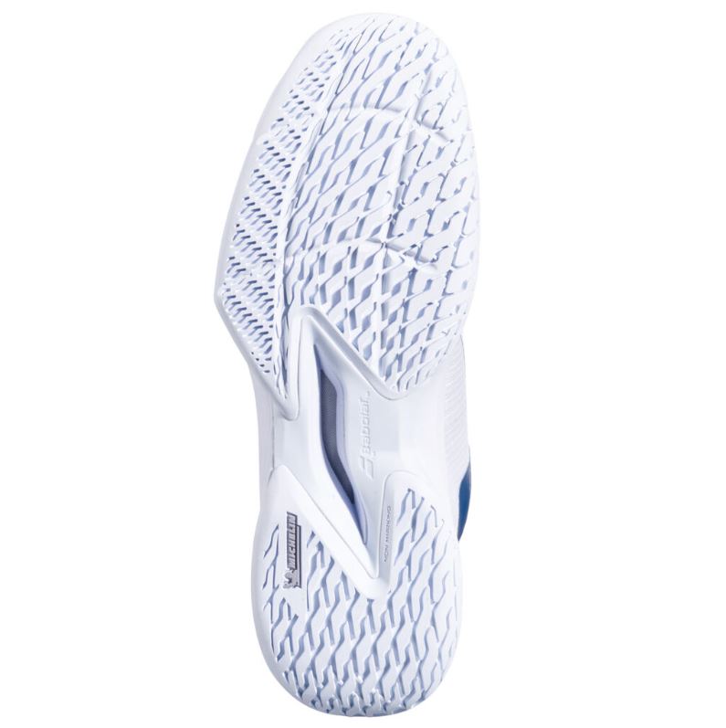 Babolat Jet Tere 2 Alll Court Wimbledon Men Tennissko (White/Blue Navy)