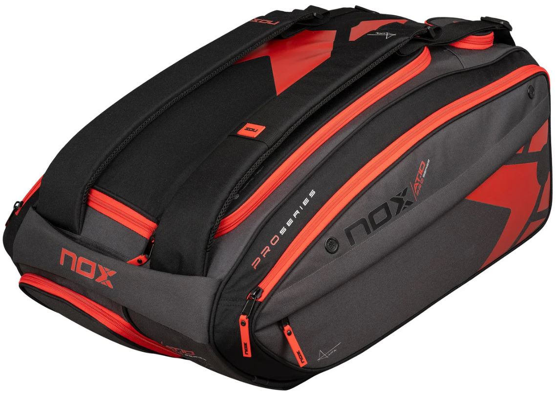 Nox AT10 XXL Padel taske (Black/Red) - Padellife.dk