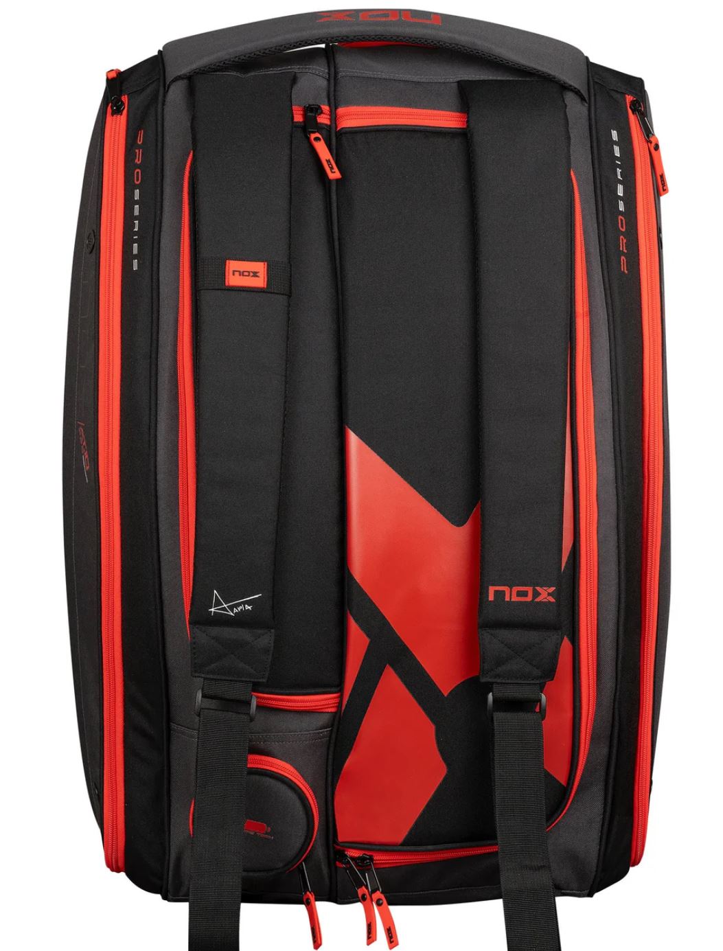 Nox AT10 XXL Padel taske (Black/Red) - Padellife.dk