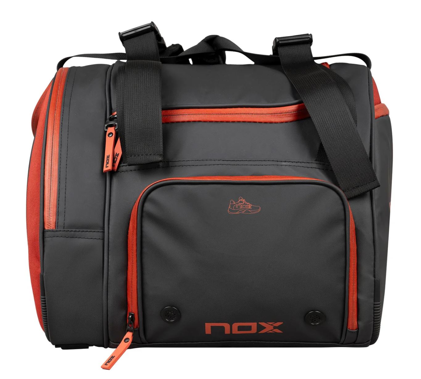 Nox Luxury Open Series Padel taske sort rod - Padellife.dk