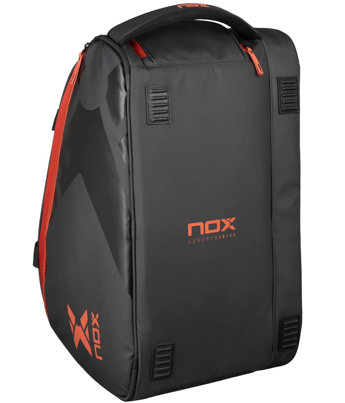 Nox Luxury Open Series Padel taske sort rod - Padellife.dk