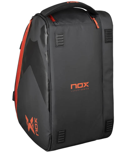 Nox Luxury Open Series Padel taske sort rod - Padellife.dk