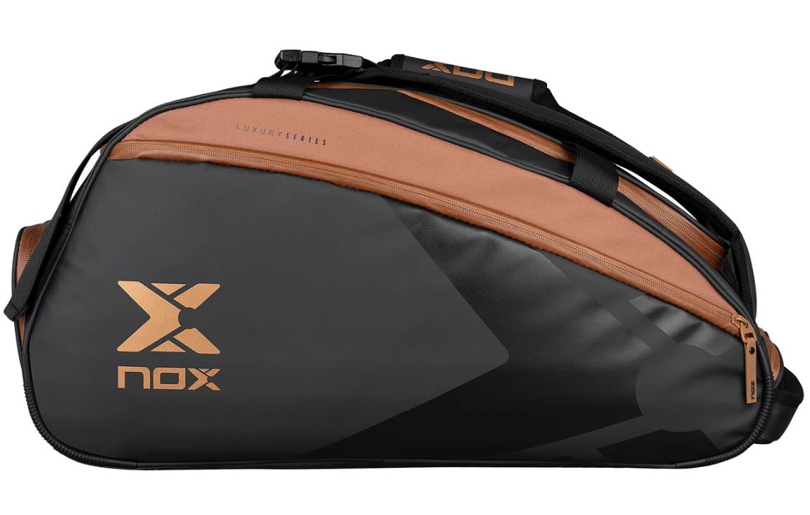 Nox Luxury Open Series Padel Taske (Black/Brown) - Pydellife.dk