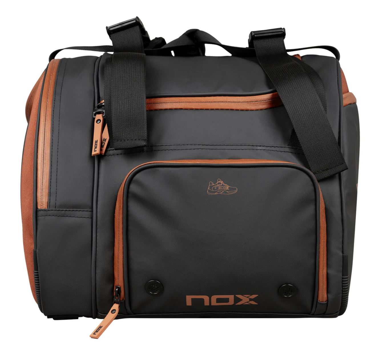 Nox Luxury Open Series Padel Taske (Black/Brown) - Pydellife.dk