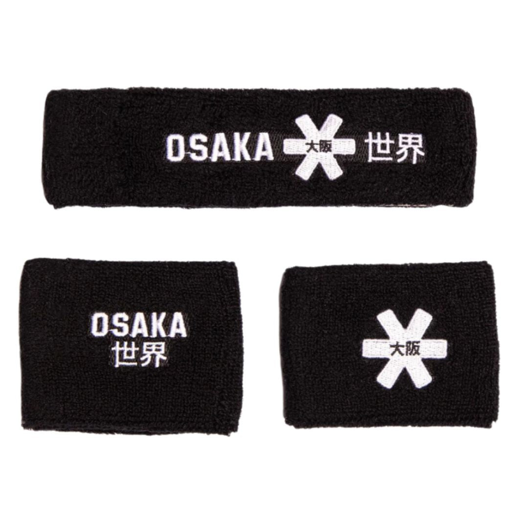 Osaka Svedbånd Sæt (Sort) padellife