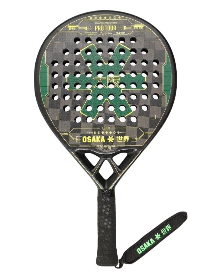 Osaka Pro Tour Control Touch 2023 Padelbat (Green/Yellow)