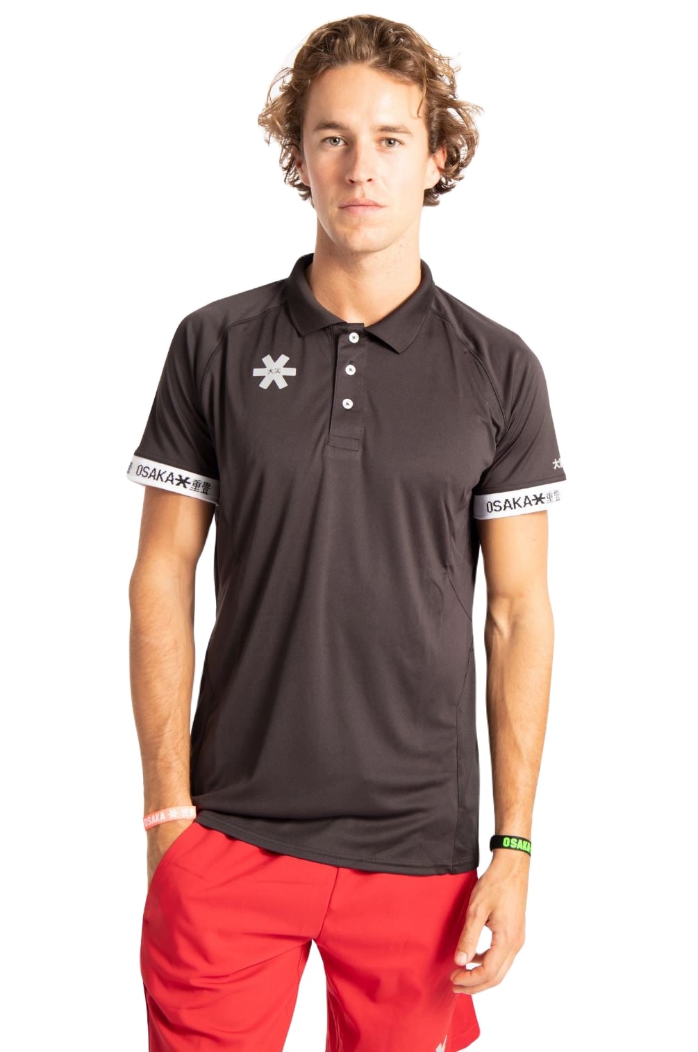 Osaka Men's Polo Jersey (Sort)