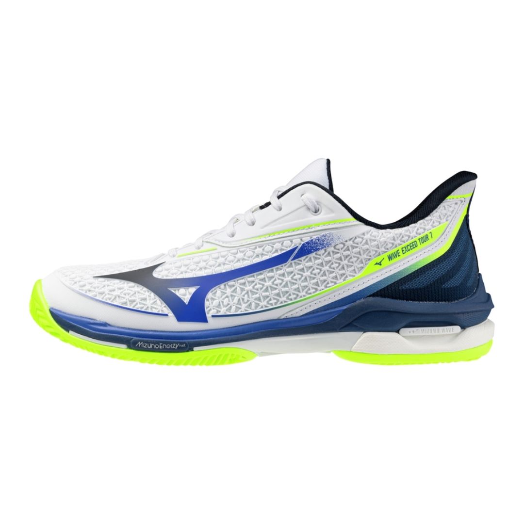 Mizuno Wave Exceed Tour 7 CC (U) (White/Dazzling Blue/Lightning)