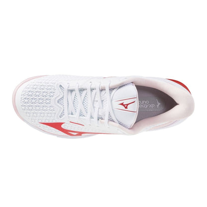 Mizuno Wave Exceed Tour 7 CC Women (White/Fiery Red/Pinkesque)
