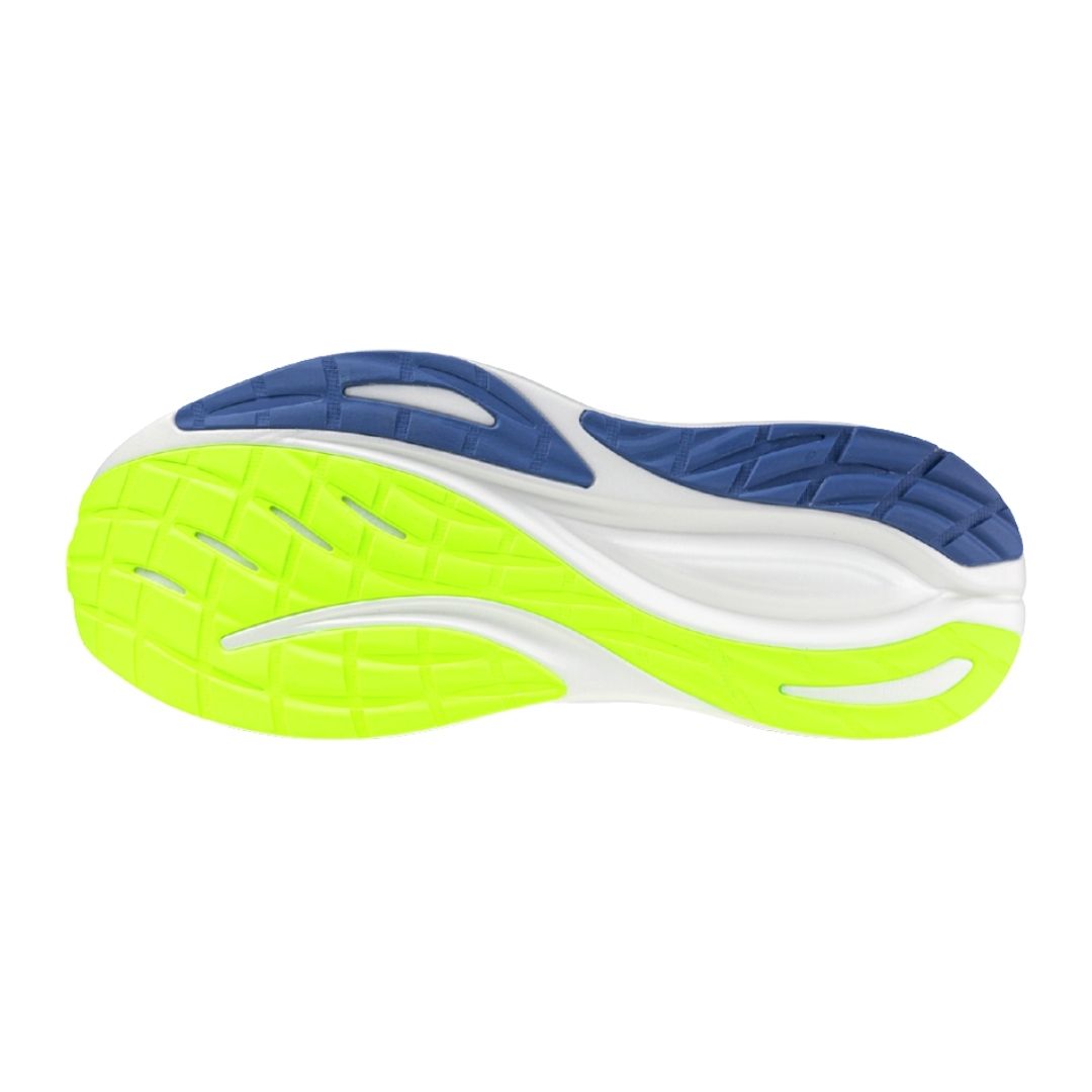 Mizuno Neo Zen Men Løbesko (White/Estate Blue/Lightning Yellow)