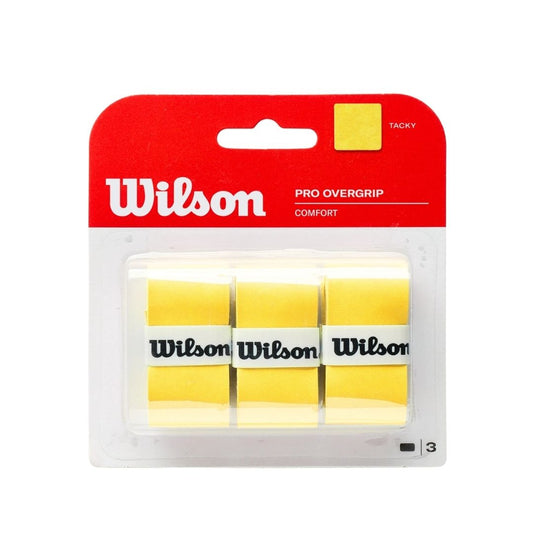 Wilson Pro Overgrips (3-pak, yellow)