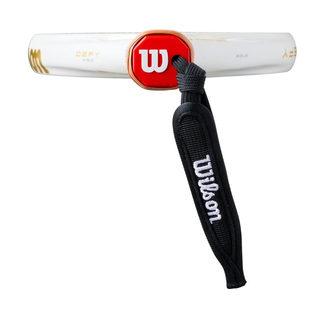 Wilson Defy Pro V1 SE Padelbat White Black Gold