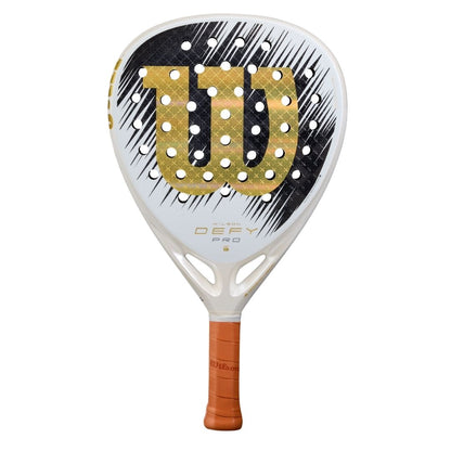 Wilson Defy Pro V1 SE Padelbat White Black Gold