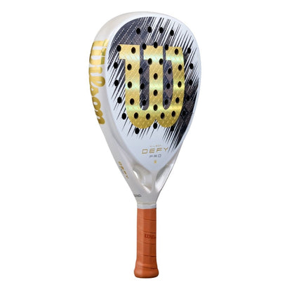 Wilson Defy Pro V1 SE Padelbat White Black Gold