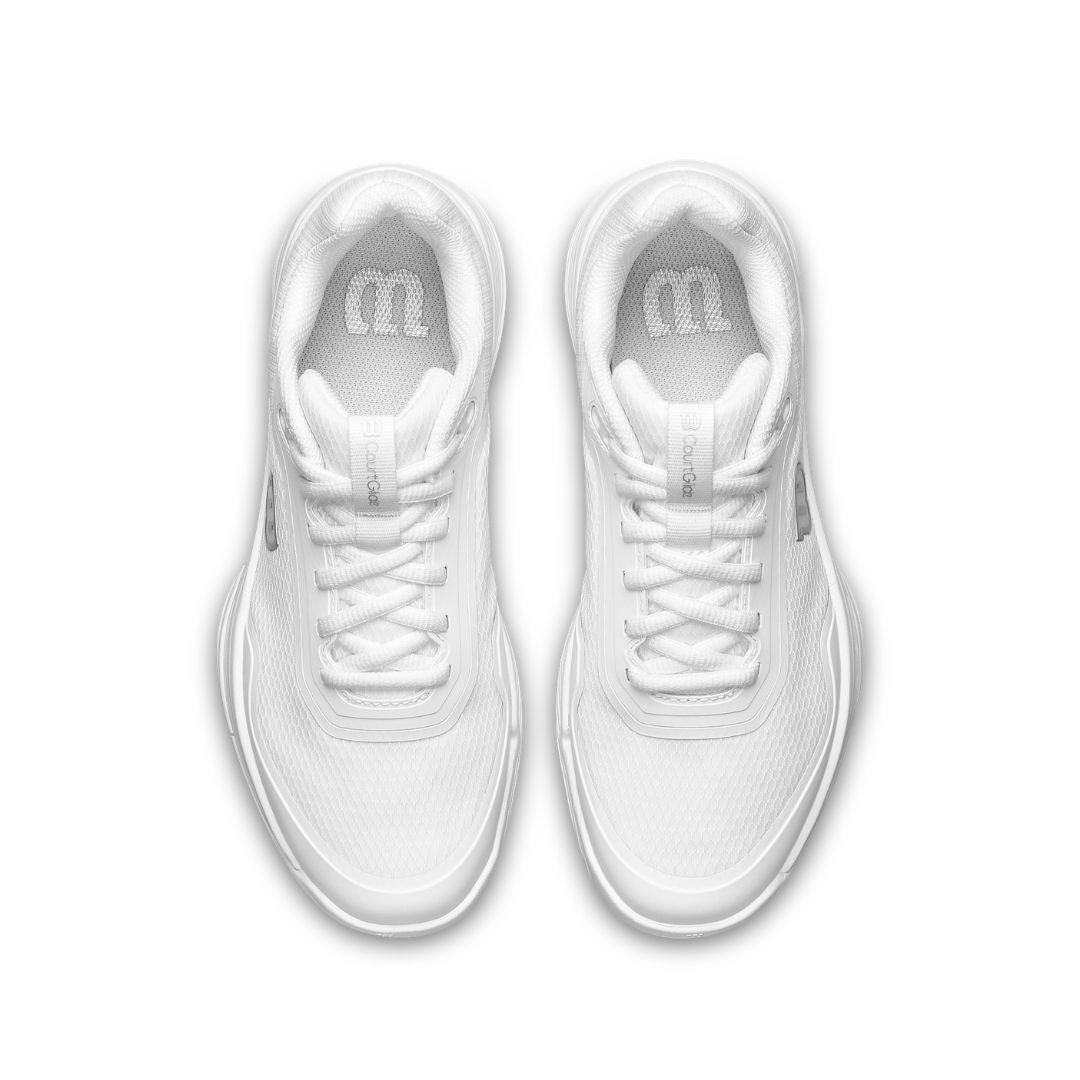 Wilson Courtglide Women Padel (White/White/Silver)