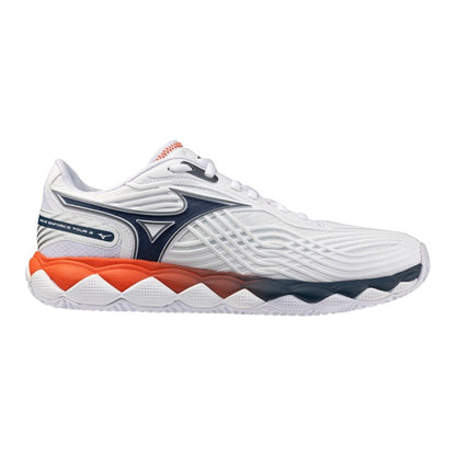 Mizuno Wave Enforce Tour 2 CC (U) (White/Insignia Blue/Orange)