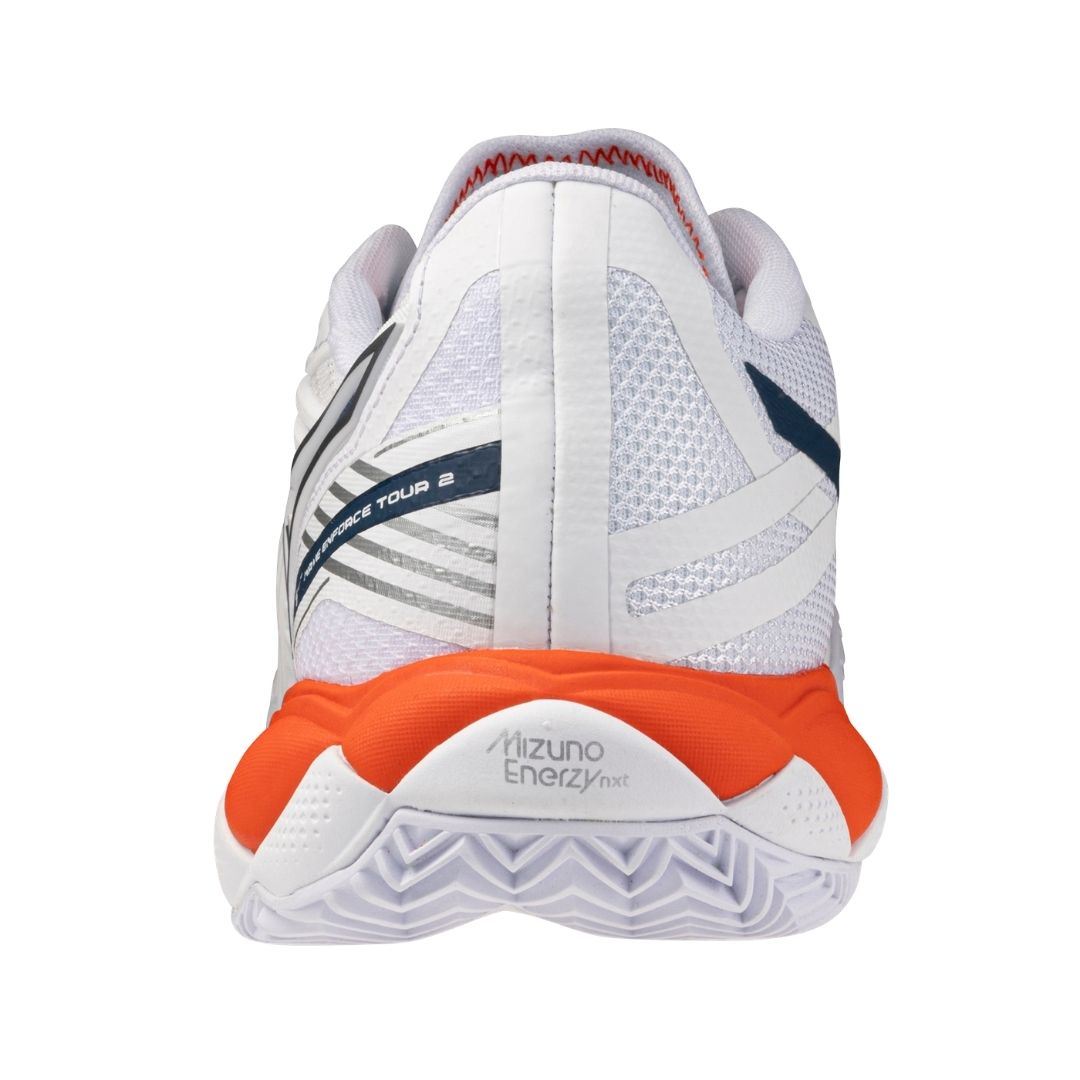 Mizuno Wave Enforce Tour 2 CC (U) (White/Insignia Blue/Orange)