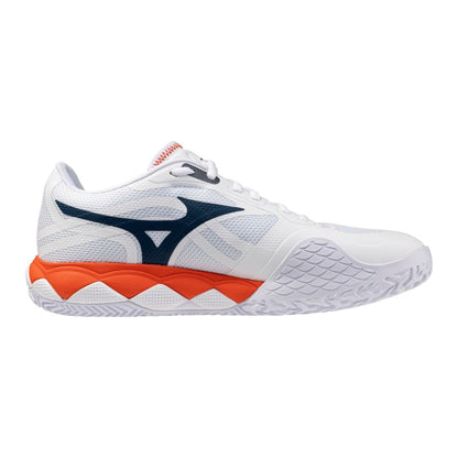 Mizuno Wave Enforce Tour 2 CC (U) (White/Insignia Blue/Orange)