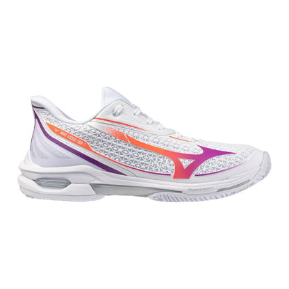 Mizuno Wave Exceed Tour 7 CC (W) (White/Dahlia/Lava Orange)