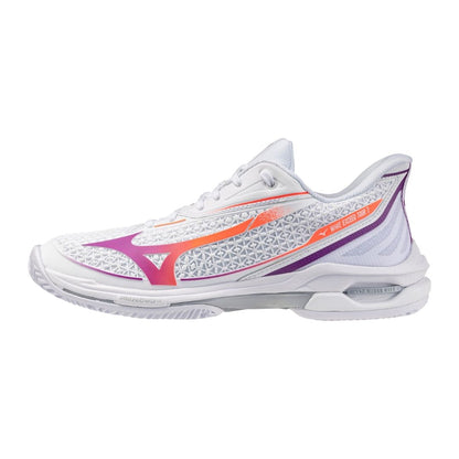 Mizuno Wave Exceed Tour 7 CC (W) (White/Dahlia/Lava Orange)