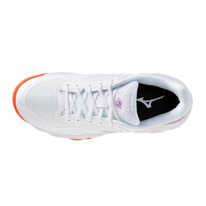 Mizuno Wave Enforce Court 2 CC (W) (White/Dahlia/Sunstone)