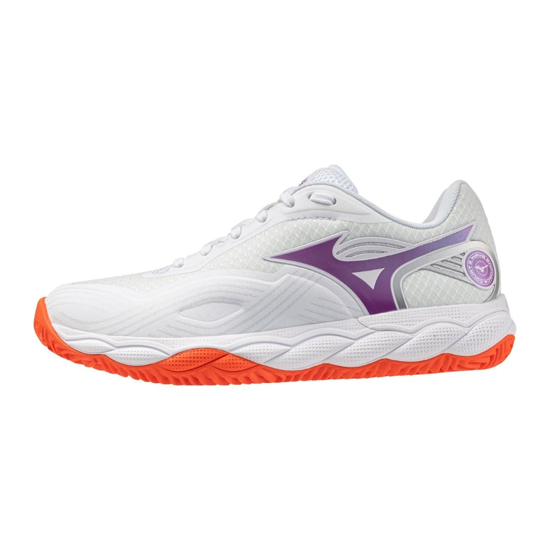 Mizuno Wave Enforce Court 2 CC (W) (White/Dahlia/Sunstone)