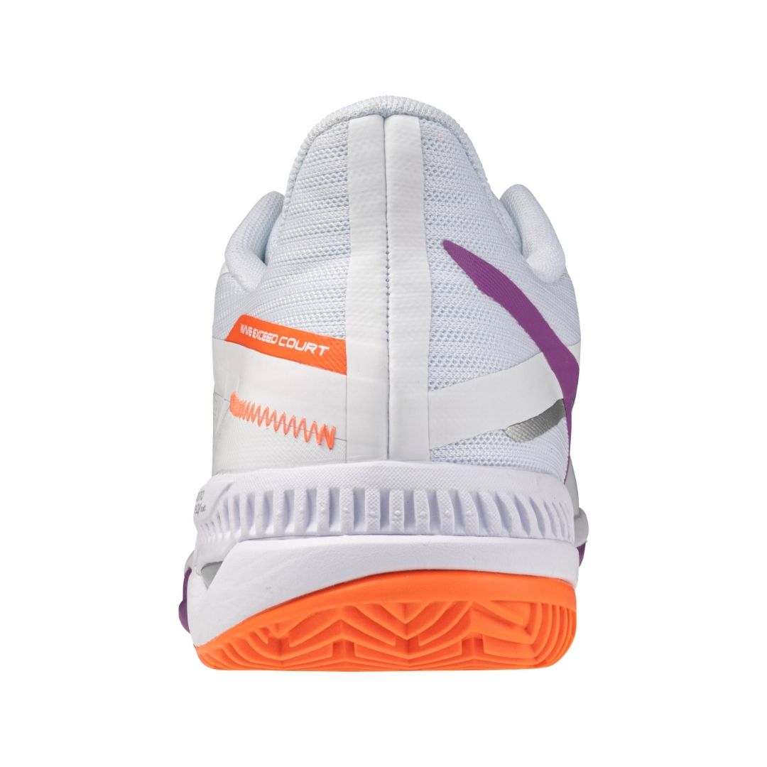 Mizuno Wave Exceed Court CC (W) (White/Dahlia/Lava Orange)