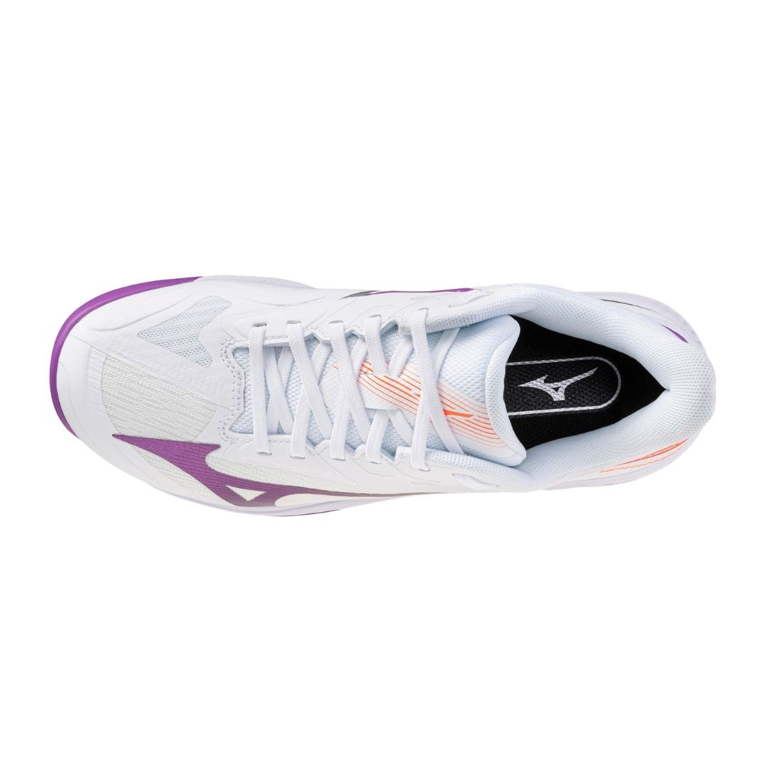 Mizuno Wave Exceed Court CC (W) (White/Dahlia/Lava Orange)