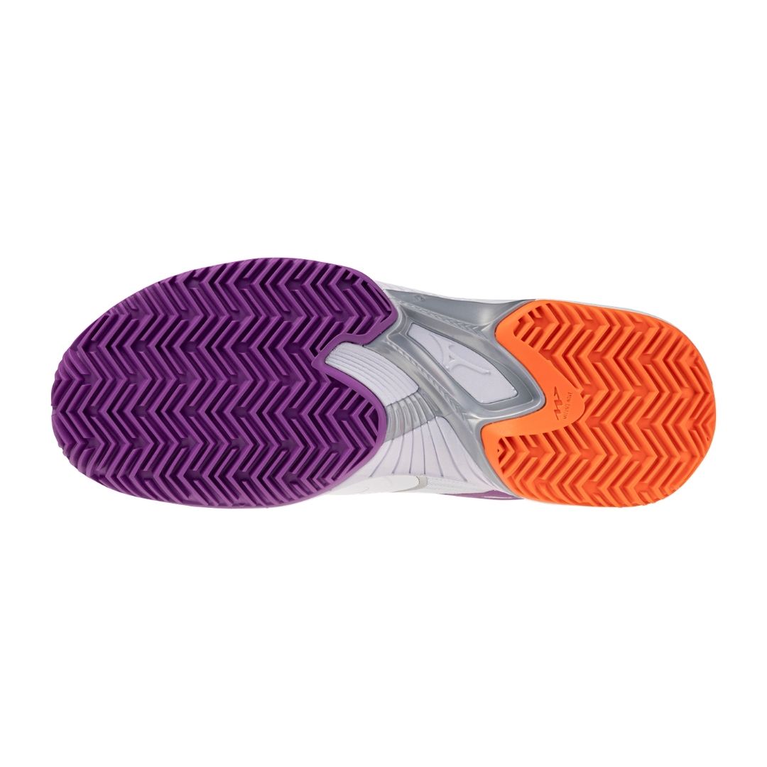 Mizuno Wave Exceed Court CC (W) (White/Dahlia/Lava Orange)