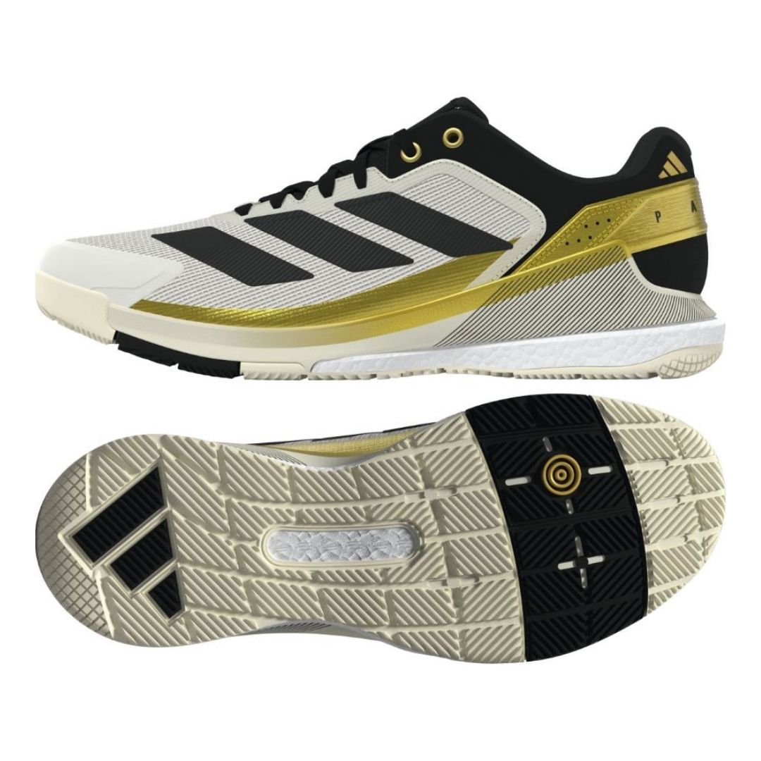 Adidas Crazyquick Boost Men (Off White/Core Black/Gold Metallic)