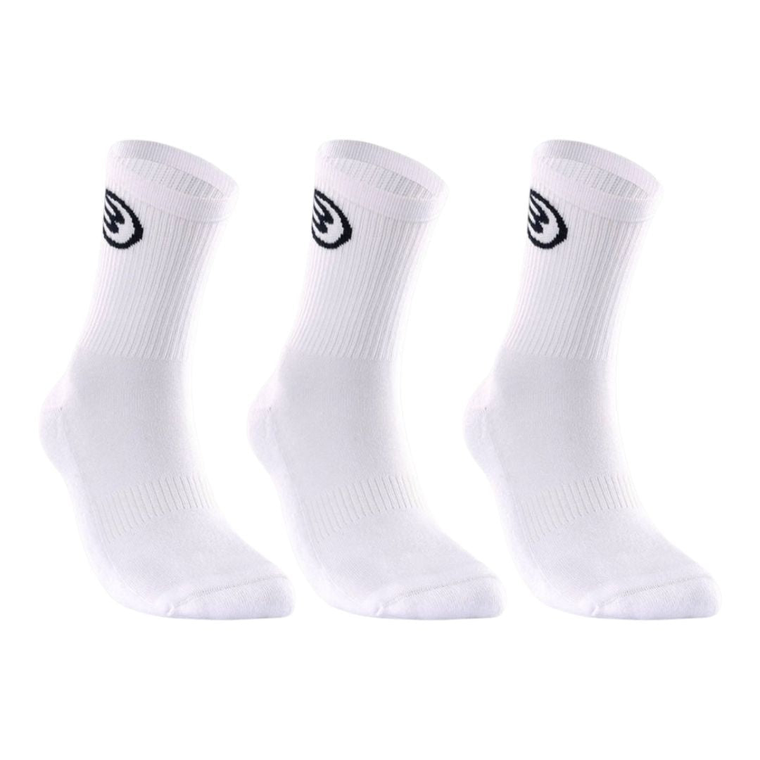 Bullpadel BP262 Padelstrømper (3-pak, White)