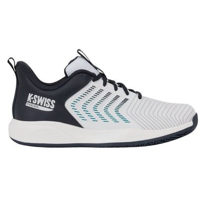 K-Swiss Ultrashot Light Padelsko (White/Carbon/Baltic)