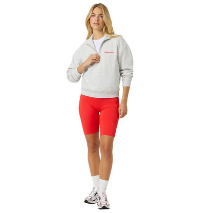 Björn Borg Halfzip Sweatshirt Women (Ultra Light Grey Melange)