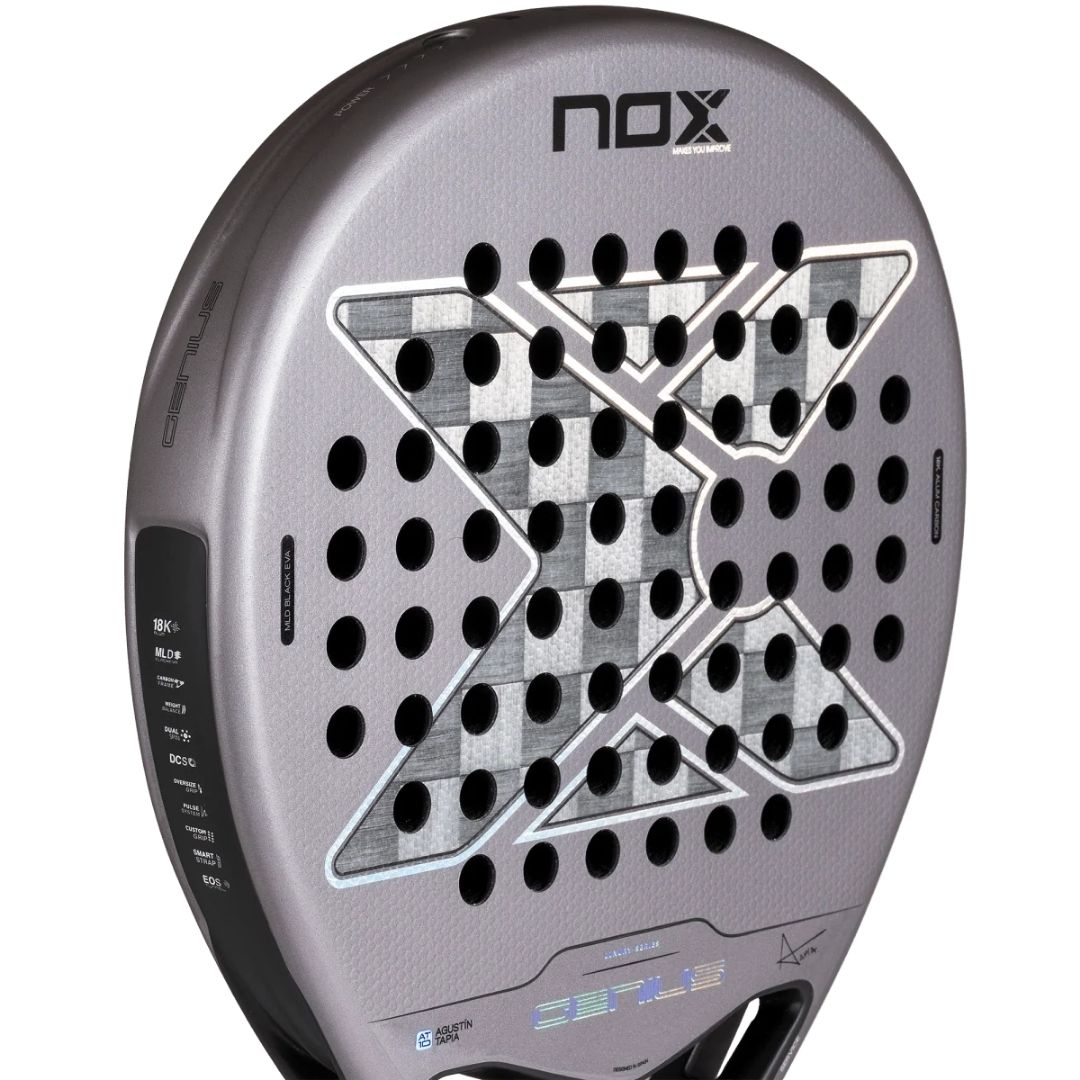 Nox Genius 18K Alum by Agustin Tapia 2027 Padelbat