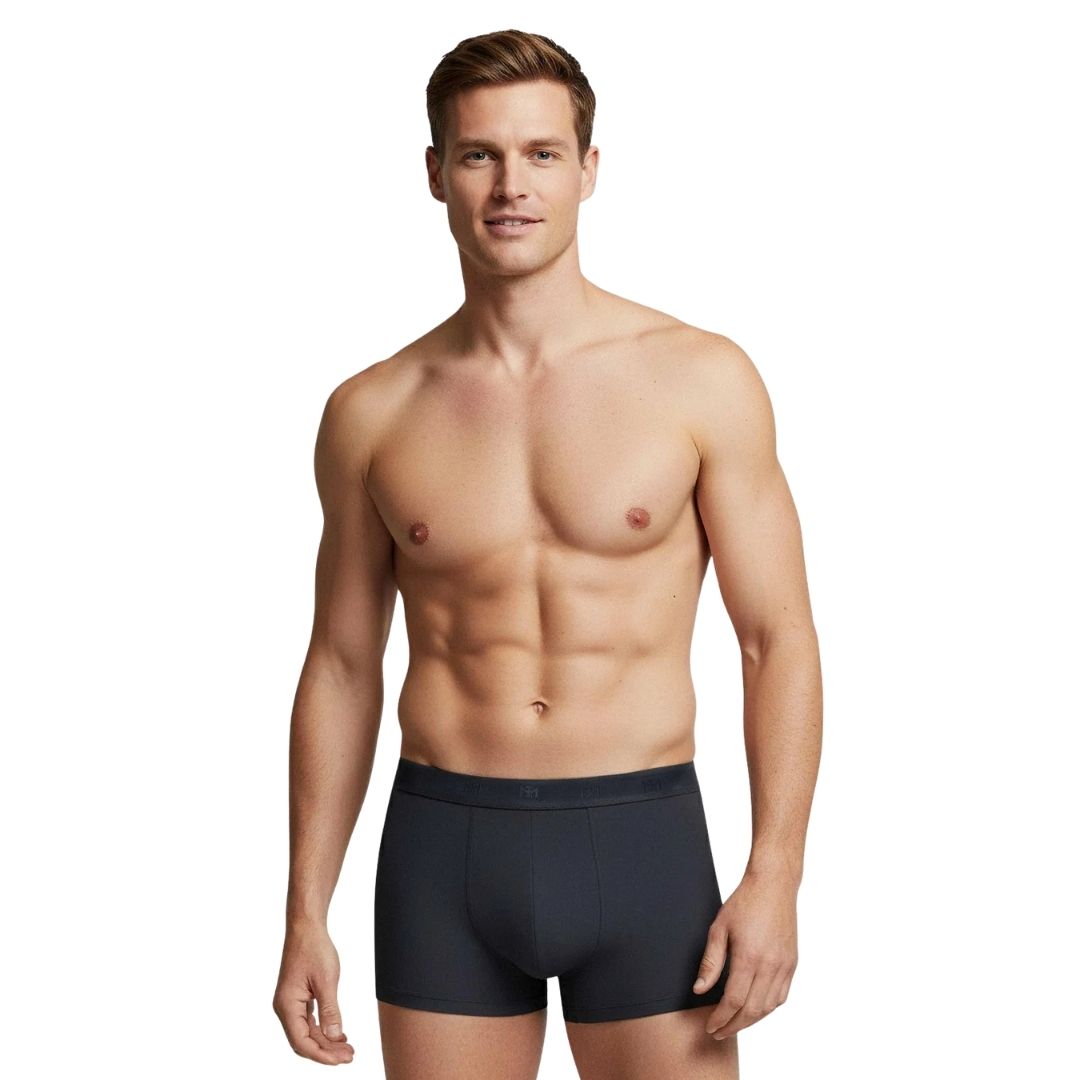 Impetus Plain Boxershorts (2-pak, Green+Navy Blue)