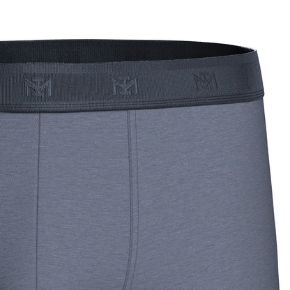Impetus Plain Boxershorts (2-pak, Grey+Navy Blue)