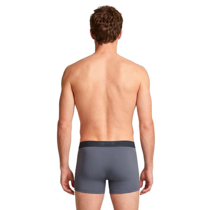 Impetus Plain Boxershorts (2-pak, Grey+Navy Blue)